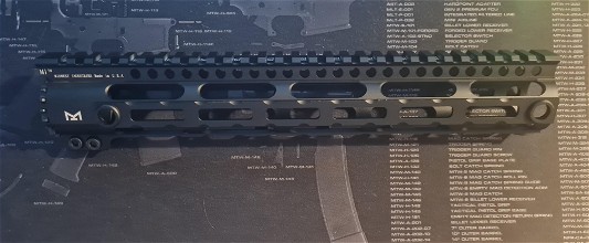 Image for shs midwest industries 12inch handguard