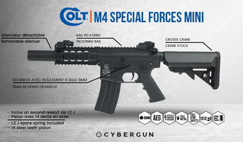 Zdjęcie 2 – M4 Special Forces Full Metal | Colt | AEG  -  Accessories