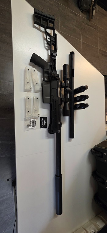 Image 6 for STOPZETTING HOBBY: TM MWS URGI, VOLLEDIG COST HPA BUILD, VOLLEDIG UPGRADED AEG, UPGRADED SSG10 ENZ