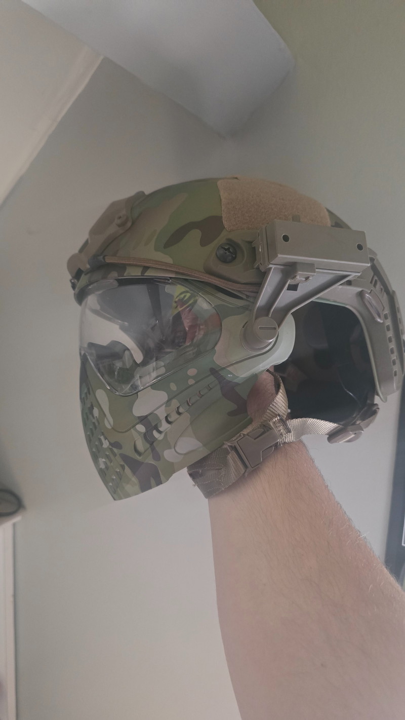 Image 1 for Wosport pilot mask helmet combo