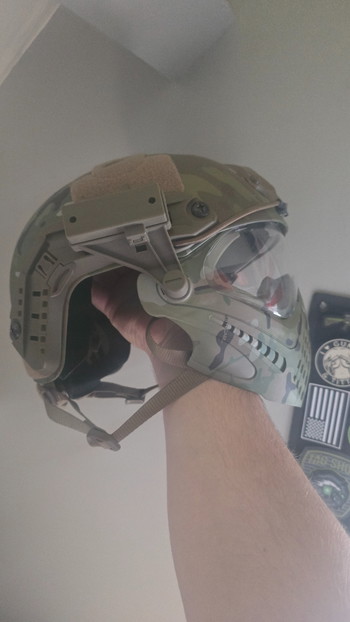 Image 3 for Wosport pilot mask helmet combo