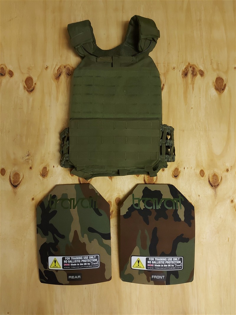 Image 1 for Travail plates set 6kg + plate carrier