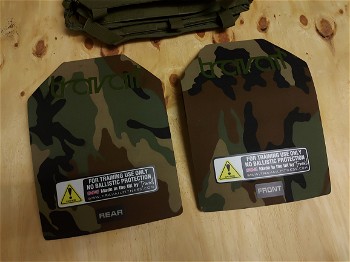Image 2 for Travail plates set 6kg + plate carrier