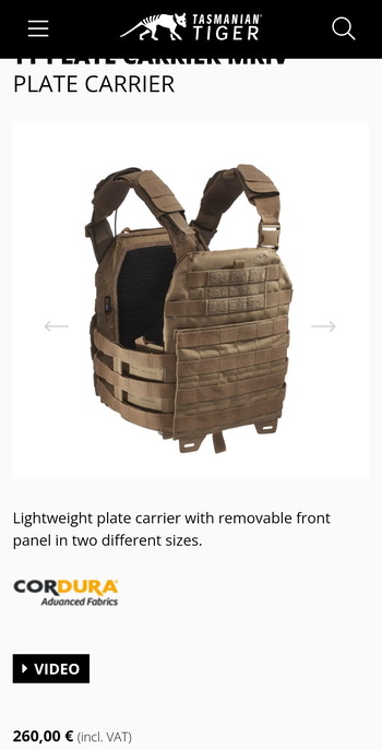 Imagen 2 de TT Plate Carrier MK IV coyote brown