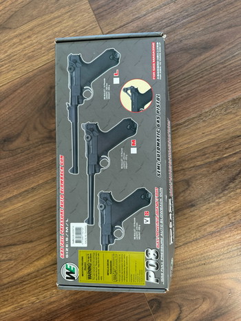 Bild 2 für WE GBB Luger P08 DEFECT: BB rolt uit de loop