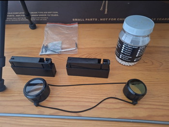 Image 3 pour L96 Sniper Rifle Set Black Well + 2 Magazijnen + Bbees