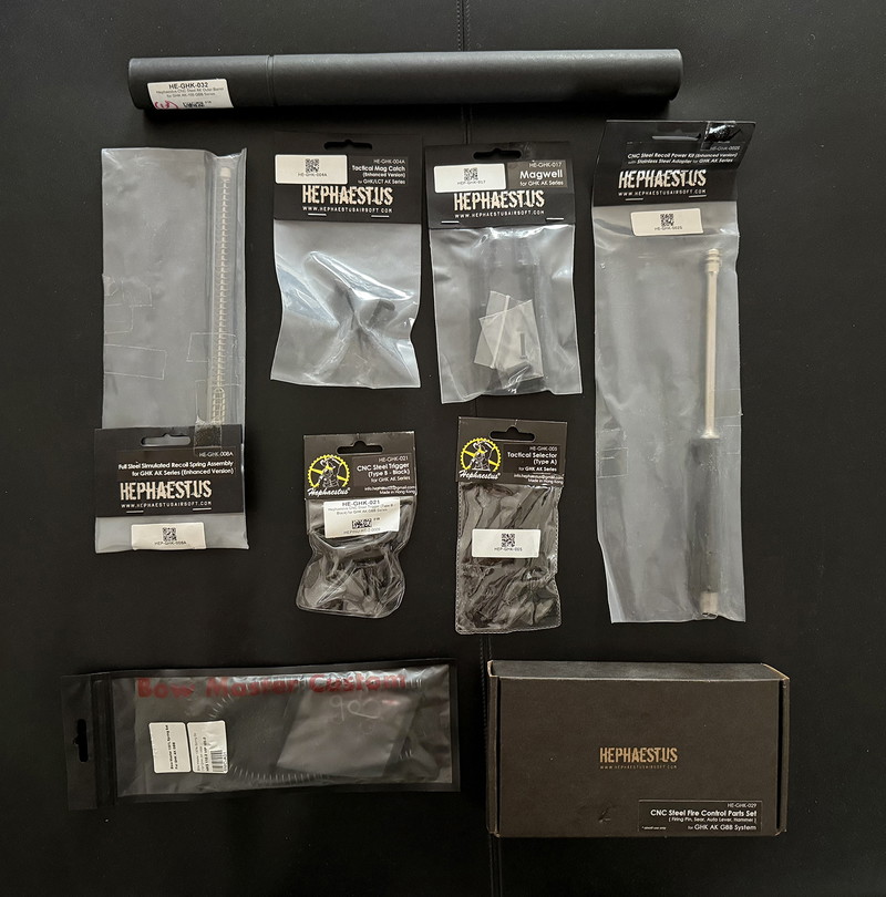 Imagen 1 de HEPHAESTUS for GHK AK : Full Steel Internals + Outerbarrel kit