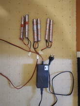 Image for Te Koop: 3 x 1600 Mah 9.6V Nihm nunchuck accu plus smart charger