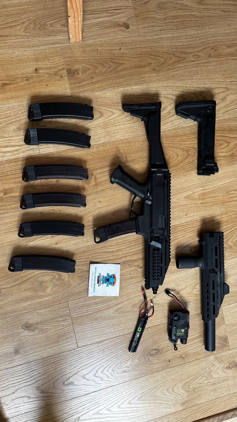 Afbeelding 1 van Ultieme complete asg scorpion EVO3 a1 met alle onderdelen voor B.E.T