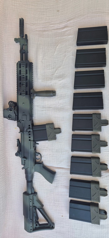 Bild 2 für CYMA M14 EBR Airsoft Replica Upgraded Inclusief meerdere magazijnen