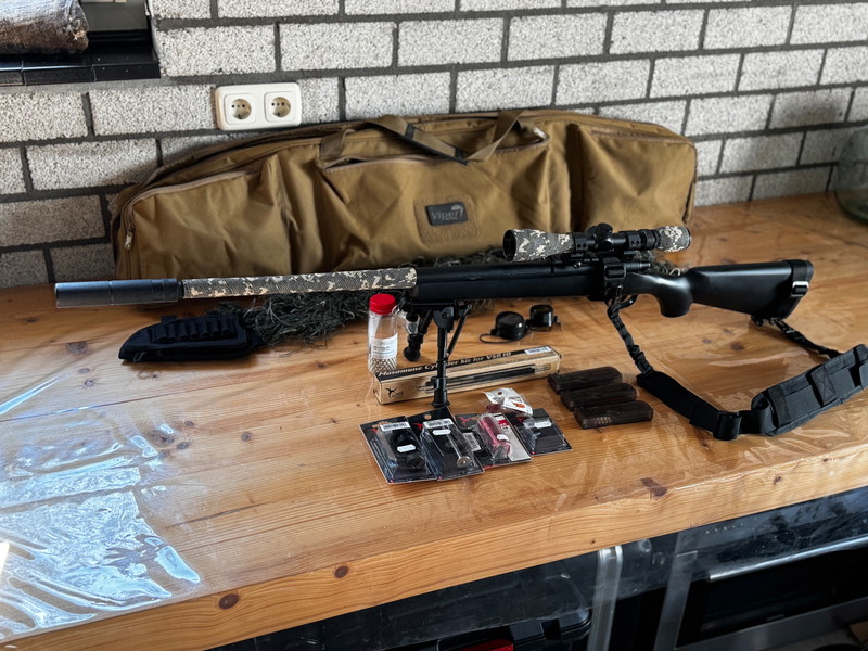 Image 1 for Te koop: Tokyo Marui VSR-10 G-Spec | Full Action Army Build !
