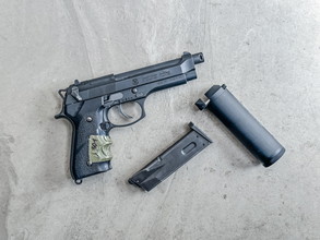 Afbeelding van TM Beretta M9 + Metal kit & suppressor