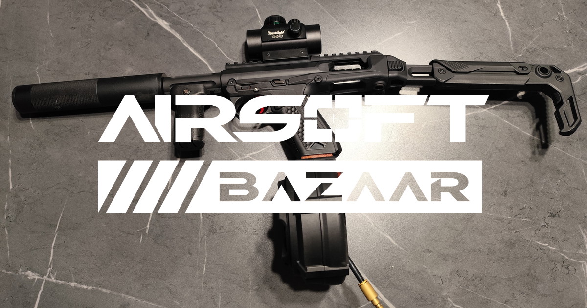 Aap-01 smg met custom drum magazijn - Airsoft Bazaar