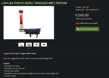 Image 2 for LAYLAX PSS10 ZERO TRIGGER MET PISTON