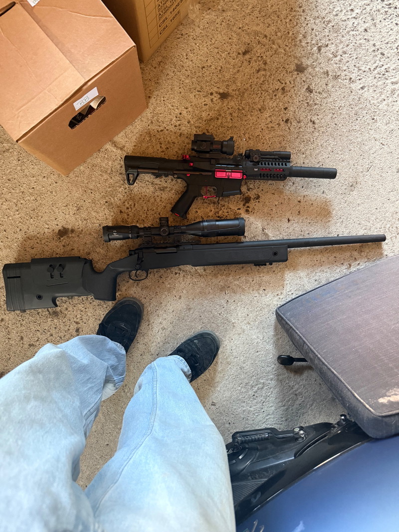 Bild 1 für Arp en sniper met vele magazijnen bij