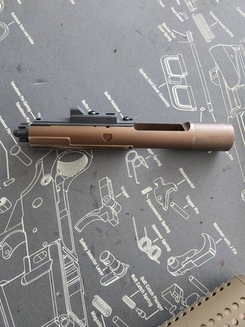 Imagen 2 de Complete ANGRYGUN MWS High Speed Bolt Carrier with Gen2 MPA Nozzle - FDE Muzzle Power Adjustable