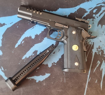 Imagen 3 de Softair WE Hi-Capa 5.1 Colt 2011 6mm BB Green Gas