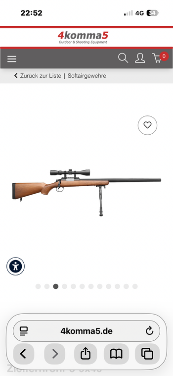 Image 2 for GSG MB03 Sniper Holzoptik Softair-Gewehr Kaliber 6 mm BB Federdruck