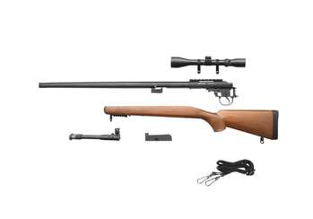 Afbeelding 2 van GSG MB03 Sniper Holzoptik Softair-Gewehr Kaliber 6 mm BB Federdruck