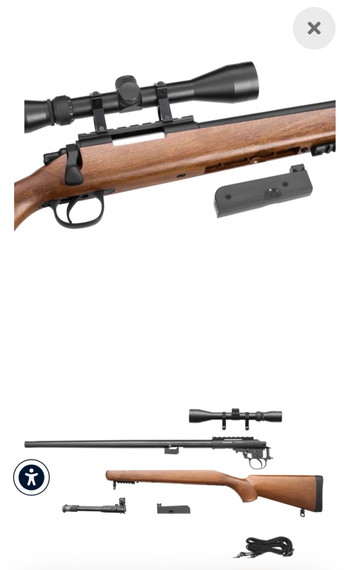 Image 2 for GSG MB03 Sniper Holzoptik Softair-Gewehr Kaliber 6 mm BB Federdruck