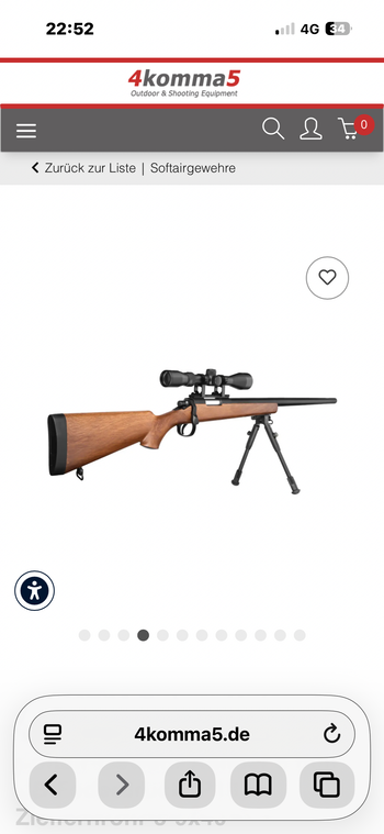 Image 3 for GSG MB03 Sniper Holzoptik Softair-Gewehr Kaliber 6 mm BB Federdruck