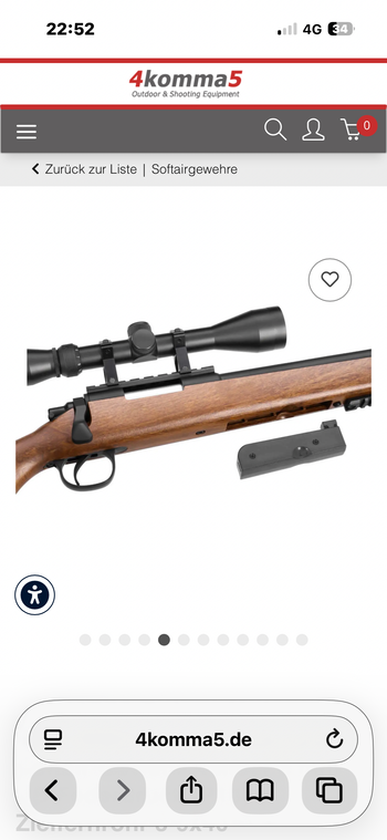 Image 4 for GSG MB03 Sniper Holzoptik Softair-Gewehr Kaliber 6 mm BB Federdruck