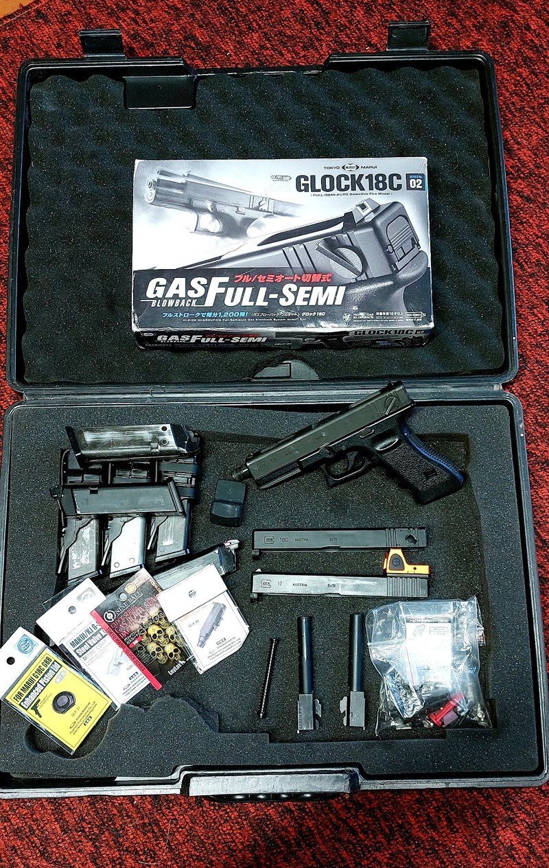 Image 1 for Great TM Glock 18C, lot of upgrade.