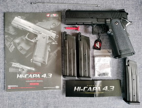 Image pour TOKYO MARUI HI-CAPA 4.3 TACTICAL CUSTOM GBB PISTOOL + 3 magz