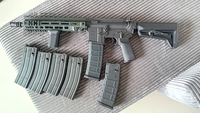 Afbeelding van Guns Modify MWS M4 GBB Geissele super duty MK4 met 6 mags