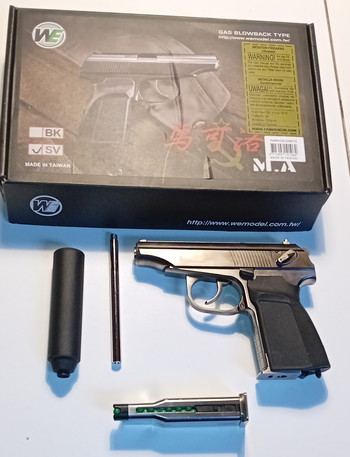 Imagen 5 de WE Makarov SV  GBB Neuf  2 chargeurs + silencieux