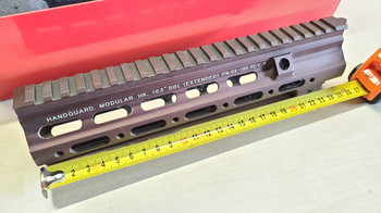 Afbeelding 5 van HK 416 upgrade set Handguard 10.5 Zoll + silencer Geissele Clone Dark Earth + Zubehör Dealt Force Style
