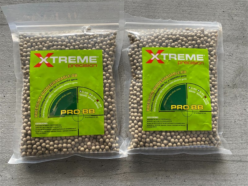 Image 1 for 2x Xtreme precision BB's - 3500rds - 0,25g
