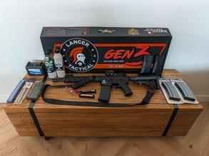 Image for Lancer Tactical Gen3 Hellion 10" + red dot + 6 mags + 2 lipos - complete set, als nieuw