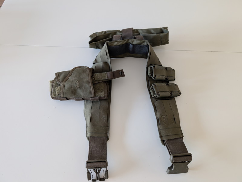Image 1 for Tasmanian Tiger Warrior Belt LC OD incl. Pistol pouches/holster en Dump Pouch