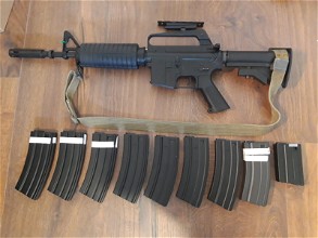 Image for Cyma XM177 + 9 mags + Sling + Scope mount + webbing and pouches
