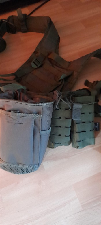 Afbeelding 2 van Tactical Belt + Harnas en pouches