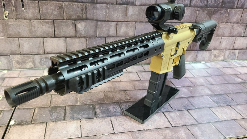 Imagen 1 de MK18 AEG Full metall + ETU Tan Black