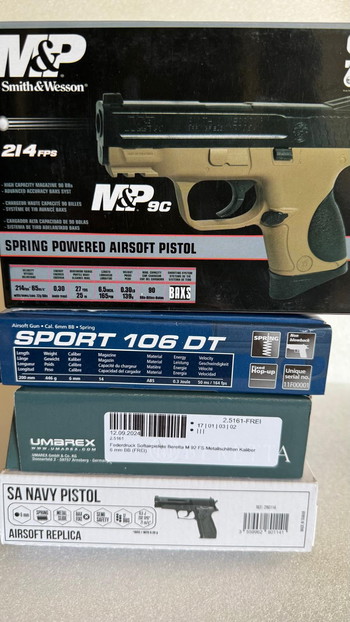 Afbeelding 5 van 4 stuks veer pistolen te koop