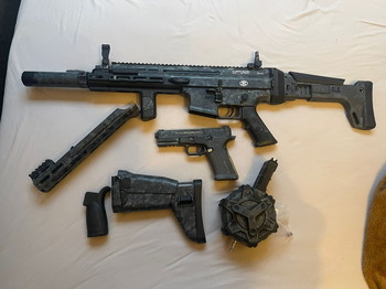 Image 5 pour Custom GBB Scar-L + Glock (N-pass aanwezig)