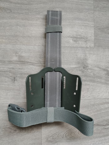 Image 2 for NIEUW Safariland dropleg platform nato green + QLS mount