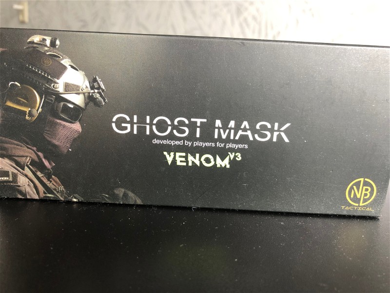 Afbeelding 1 van NB Tactical VENOM v3 ghost mask