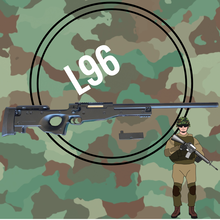 Image pour L96 Sniper Bol Action Zwart 1 magazijn zonder Scope inclusief wapentas