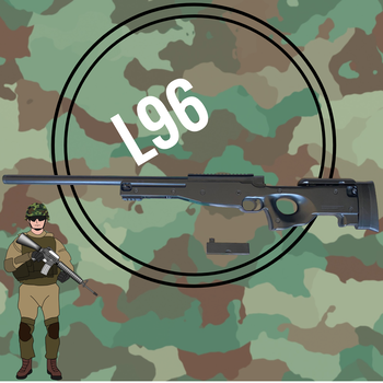 Image 3 pour L96 Sniper Bol Action Zwart 1 magazijn zonder Scope inclusief wapentas
