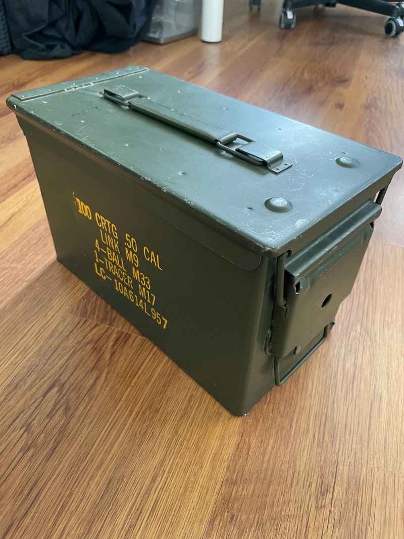 Imagen 1 de Munitie kist middelgroot 50 cal. ammo box - Inclusief wat bbs