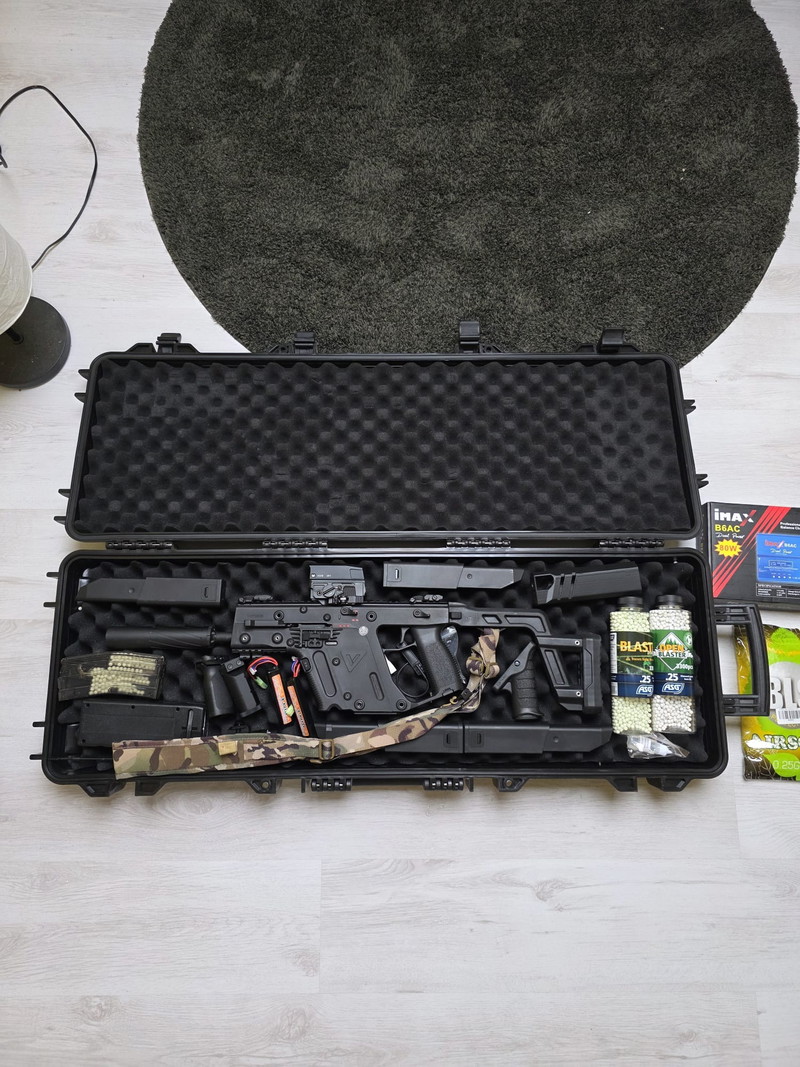 Image 1 for Complete Krytac Kriss Vector GBB Airsoft Set Outfit Accessoires Nieuwstaat
