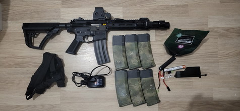 Afbeelding van Fully upgraded g&g sr30 m4 aeg  with maxx model m4e hop up