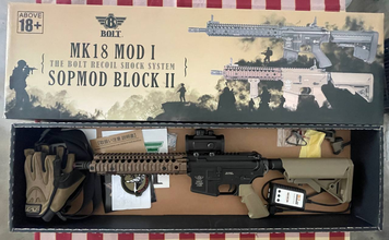 Afbeelding van BOLT MK18 MOD 1 BRSS (Recoil System) + Bundle (Red Dot, Mechanix, Charger)