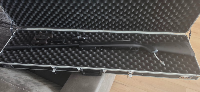 Afbeelding 1 van Geupgradede Tokyo Marui Sniper met Mancraft HPA Engine + 0.2L Tank  Zonder koffer