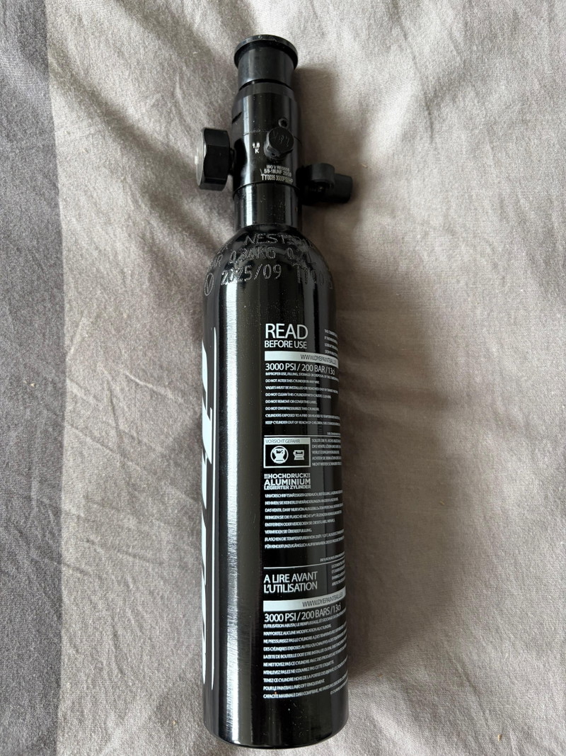 Afbeelding 1 van Dye 0,2 L / 13ci HPA-tank 3000 psi met HP preset - productie 09/2025