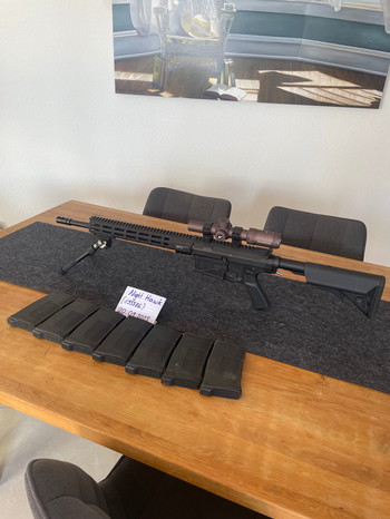Image 3 for Wolverine MTW 308 mit 7 Magazinen und Zubehör